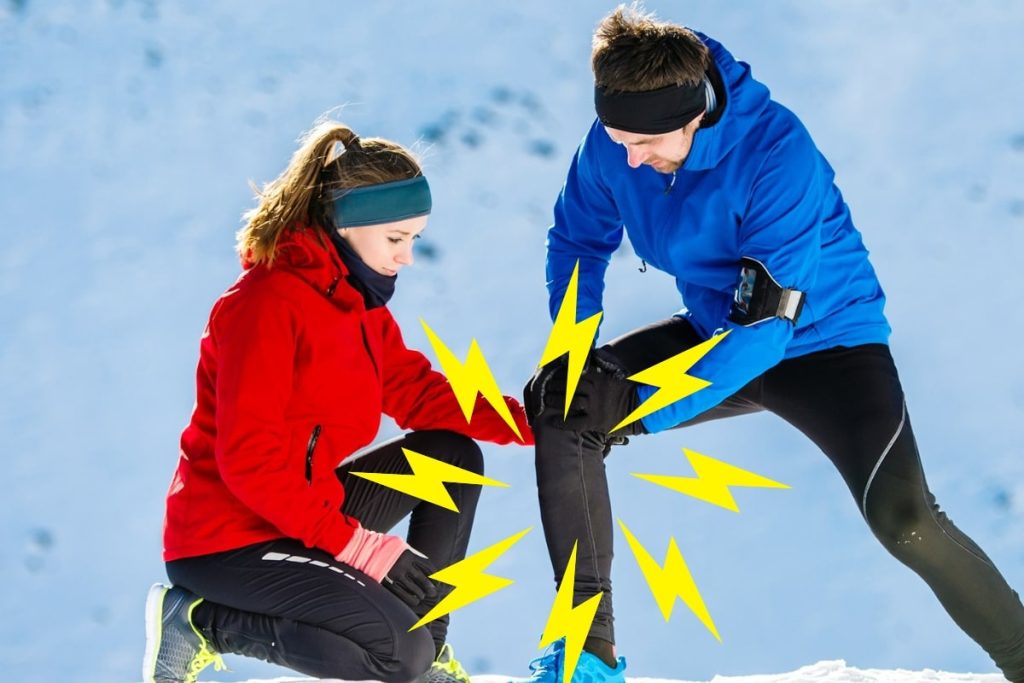 comment éviter douleurs tibias ski
