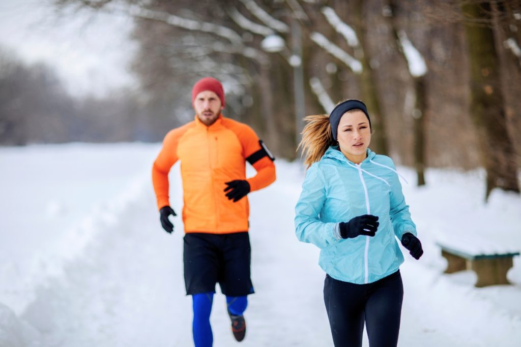 bienfaits courir en hiver