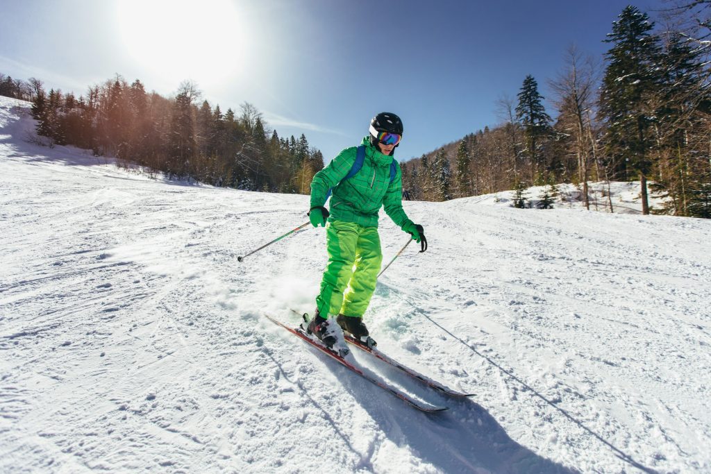comment skier dans la poudreuse