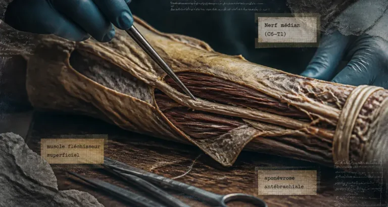 Anatomie loge antérieure de l’avant-bras : dissection, muscles et repères nerveux