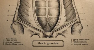 Muscle pyramidal de l abdomen, planche anatomique