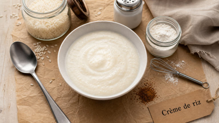 Crème de riz Nutrimuscle : performance énergétique et digestibilité pour sportifs Crème de riz nutrimuscle pour sportifs : bol de crème de riz