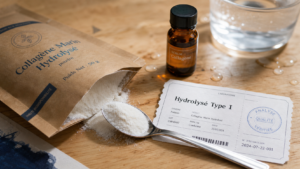 Meilleur collagene marin hydrolysé type I traçable en photo produit