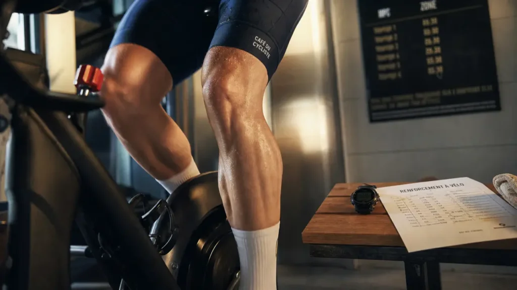Muscle velo : cuisses, fessiers et abdos sur vélo d’appartement