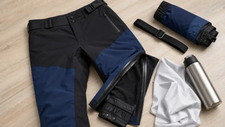 Pantalon femme ski imperméable 10K/10K, coupe technique