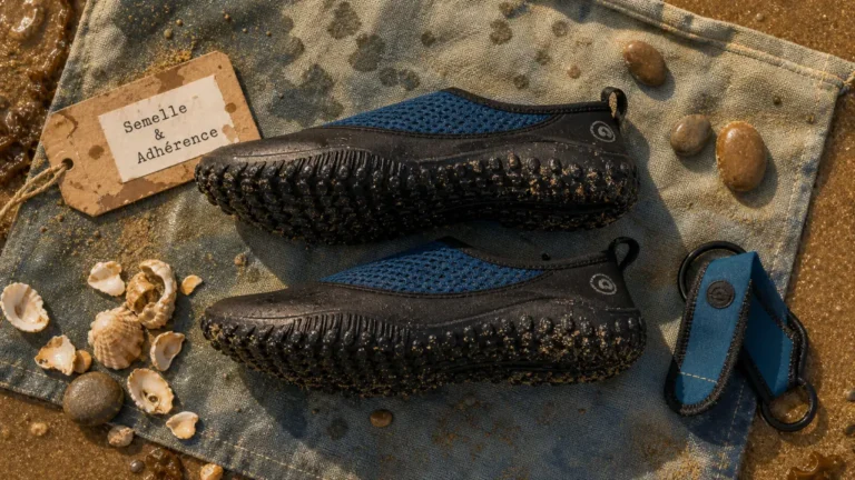 Chaussure pour aller dans l’eau : quelle semelle choisir entre sable, rochers et rivière ? Chaussure pour aller dans l’eau : semelle antidérapante sable, rochers et rivière
