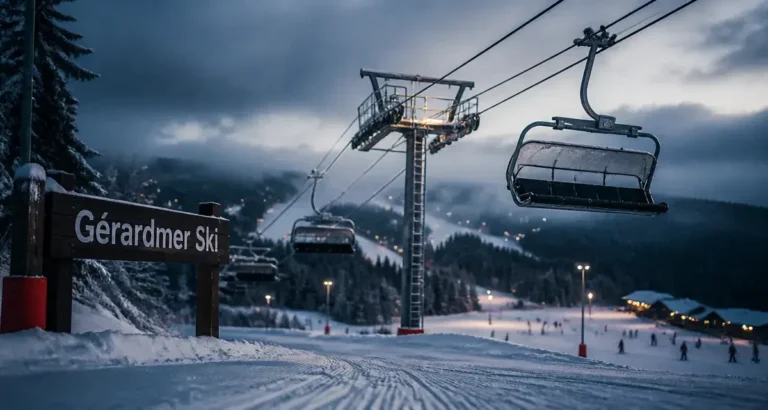 Ski alpin à Gérardmer : 22 pistes et 100 km de domaine pour réussir votre séjour Gérardmer ski alpin : télésiège sur pistes enneigées