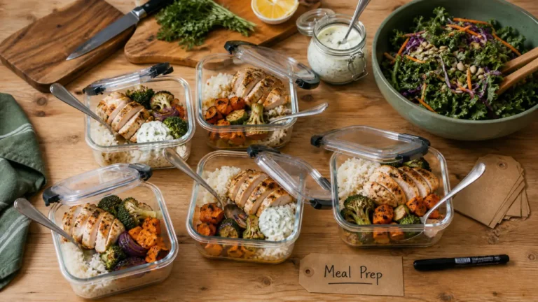 Meal prep sportif : boîtes repas prêts pour la semaine