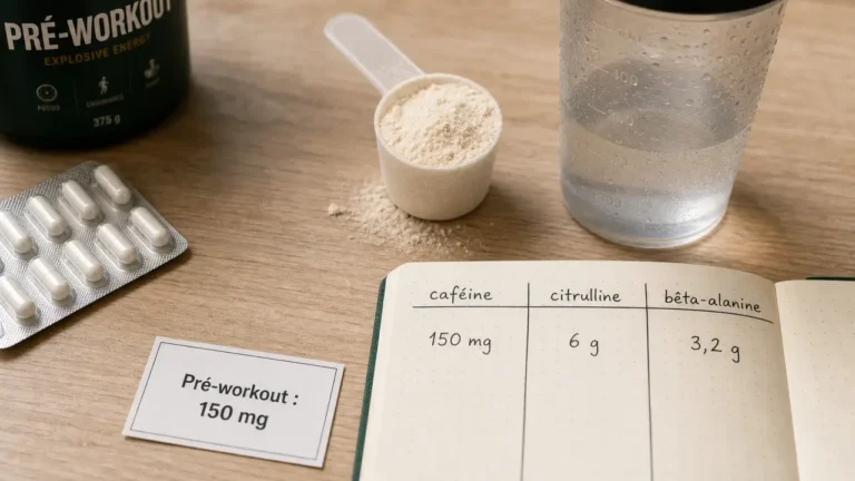 Meilleur pre workout : 8 g citrulline, 200 mg caféine ou 0 mg