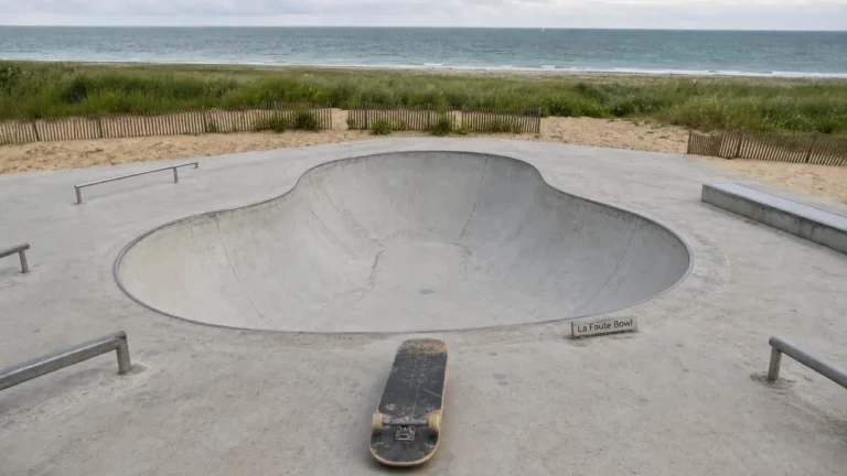 Skate park la faute sur mer : bowl et aire street à 500 m de la mer