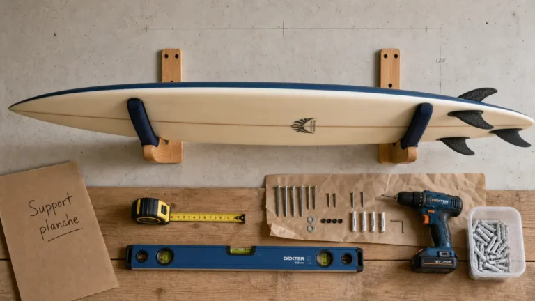 Support planche de surf : mural, vertical ou rack, quel choix évite les rayures ? Support planche de surf pour éviter les rayures (mural, vertical, rack)