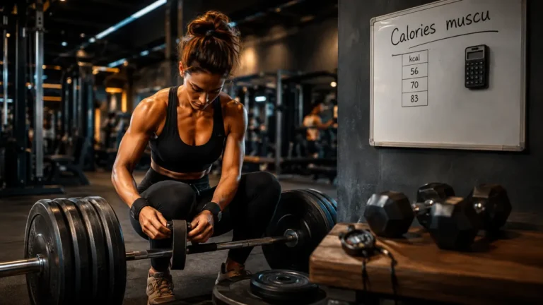 Calories musculation : séance de musculation et calories brûlées (kcal)