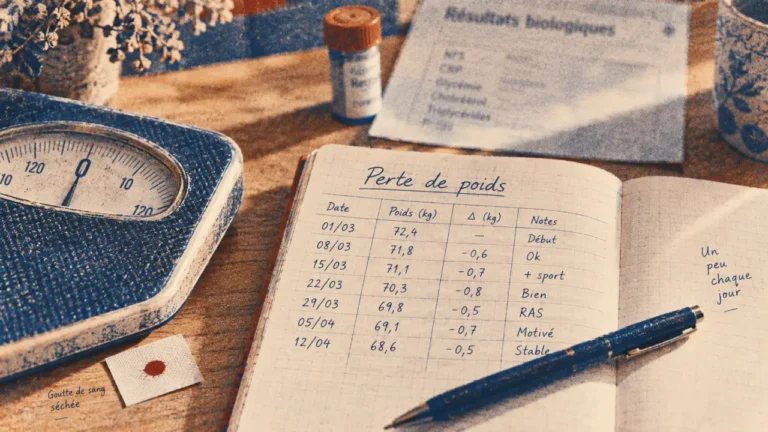 Bilan sanguin perte de poids : analyse médicale et échantillon de sang