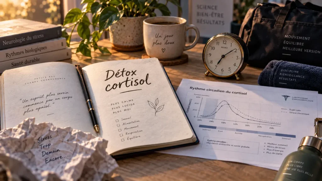 Détox cortisol perte de poids : sommeil et stress