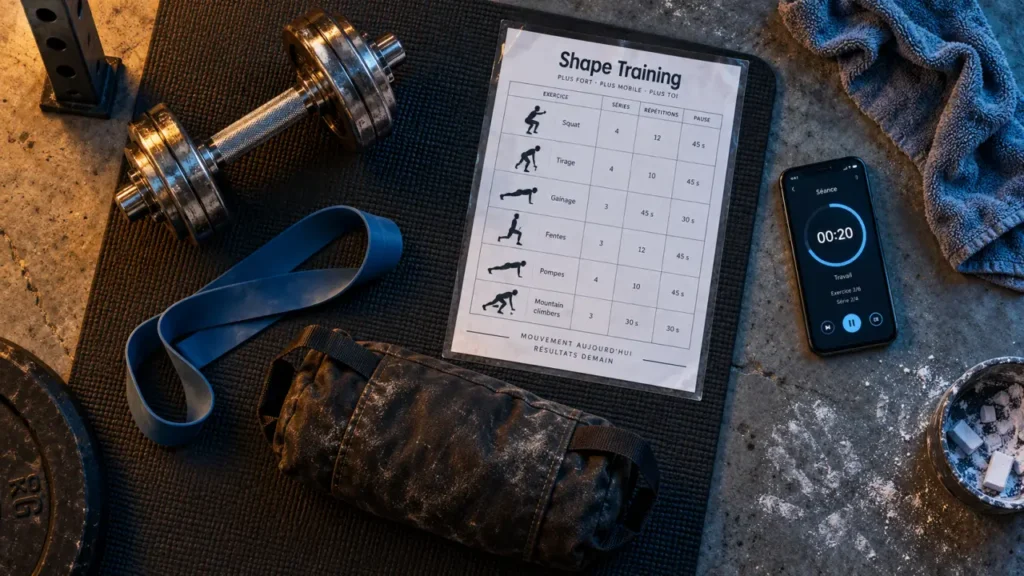 Shaping sport : tonification, endurance et mobilité sur tapis de fitness