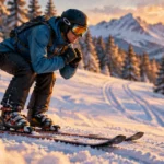 Ski préparation physique : gainage pour jambes endurantes sur piste enneigée